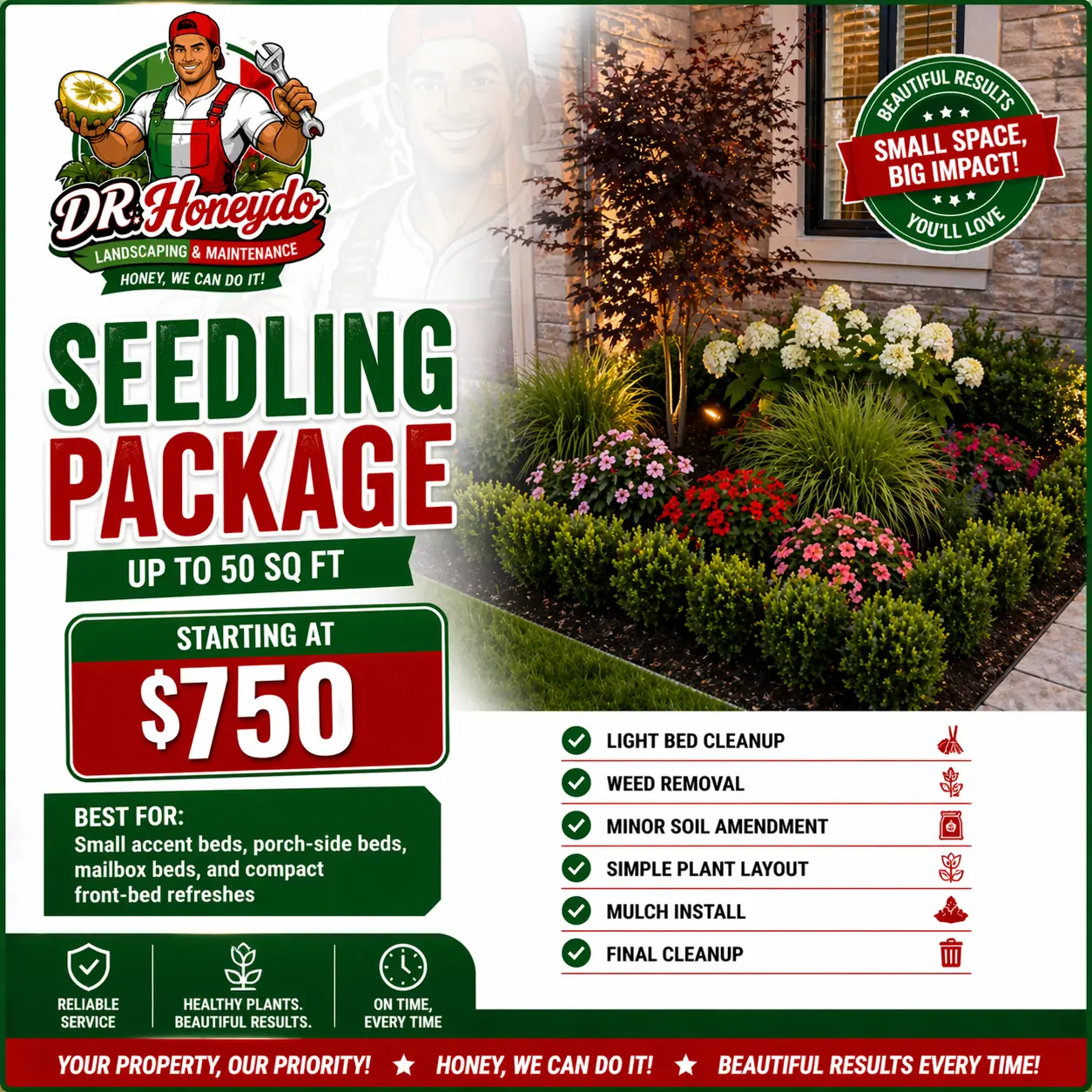 Seedling garden package