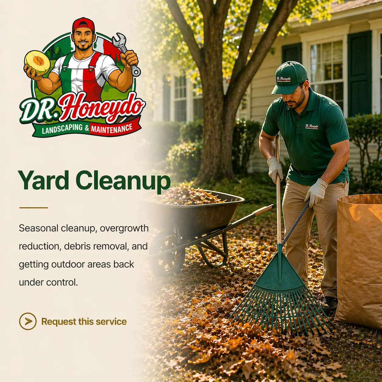 DR. Honeydo yard cleanup service in New Orleans